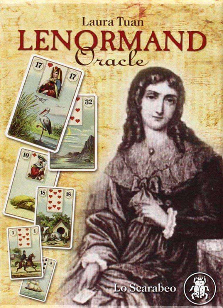 Lenormand Oracle - Cofanetto Libro in Inglese con 36 Carte