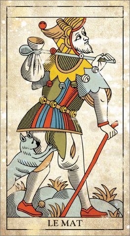 Marseille vintage tarot