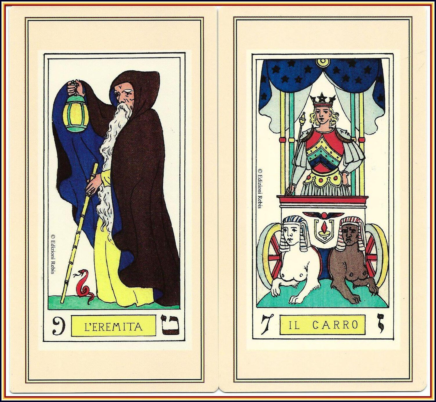I 22 ARCANI DEL TAROCCO CABALISTICO