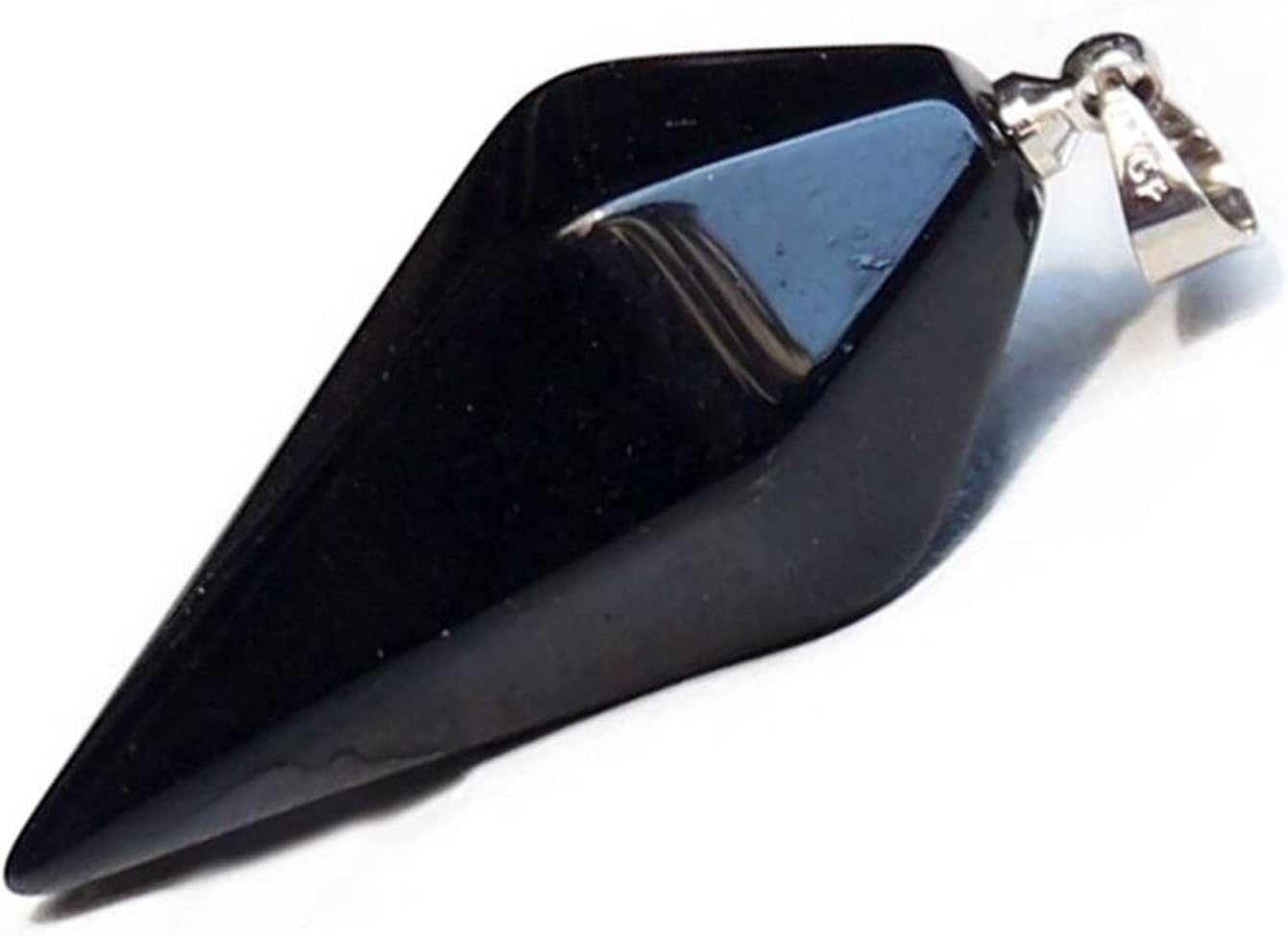 Ciondolo di Pietra Naturale Reiki Chakra Piramide Esagonale