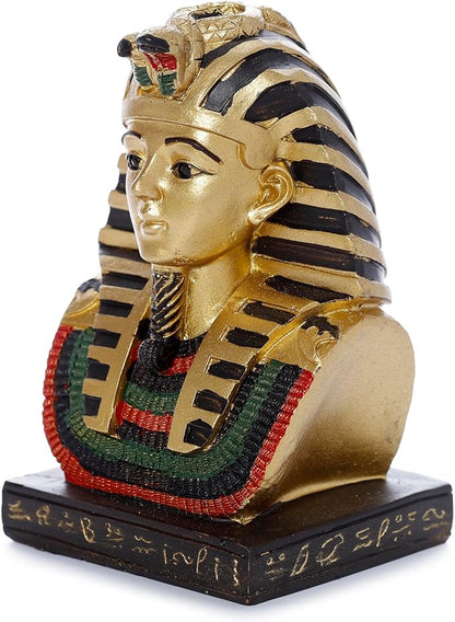 Puckator - Decorazione di Tutankhamon in Resina - Dipinto a Mano