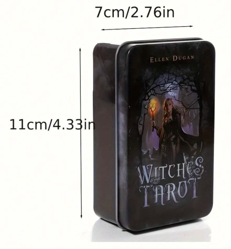 Witches tarot - scatola in metallo
