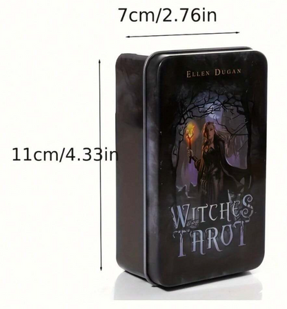 Witches tarot - scatola in metallo