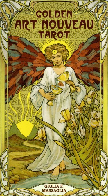Golden Art Nouveau Tarot