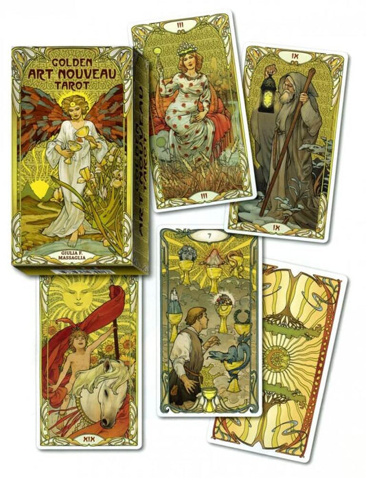 Golden Art Nouveau Tarot